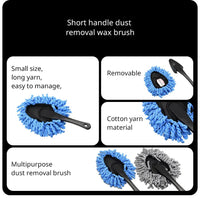 Multifunctional Car Collector Cleaning Dusts Mop Bristles Strong Water Absorption Vehicle Cleaning Wax Mop Brush Car Wash - WAREHOUSE SHOP