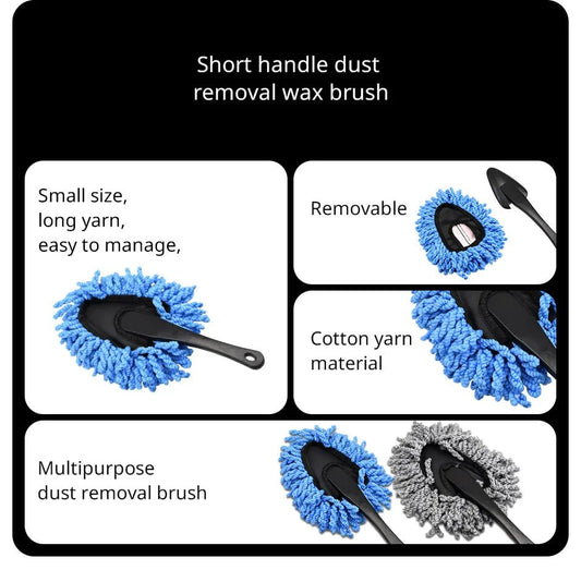 Multifunctional Car Collector Cleaning Dusts Mop Bristles Strong Water Absorption Vehicle Cleaning Wax Mop Brush Car Wash - WAREHOUSE SHOP