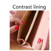 Multifunctional long wallet diamond love crown buckle student ladies clutch large capacity cell phone bag - WAREHOUSE SHOP