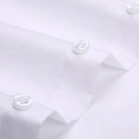 New Men Formal Shirt Long Sleeve Office Solid Color Anti - Wrinkle Fashion Business Pocket White Social Pocket Shirts 5XL 6XL 7XL - WAREHOUSE SHOP