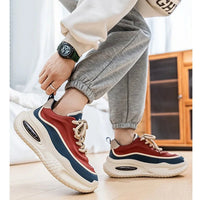New Platform Vulcanized Sneakers Men Street Style Casual Shoes For Men Punk Chunky Social Men's Sneakers Korean 2025 Large Size - WAREHOUSE SHOP