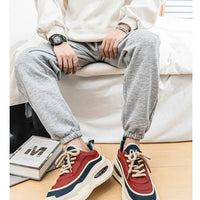 New Platform Vulcanized Sneakers Men Street Style Casual Shoes For Men Punk Chunky Social Men's Sneakers Korean 2025 Large Size - WAREHOUSE SHOP