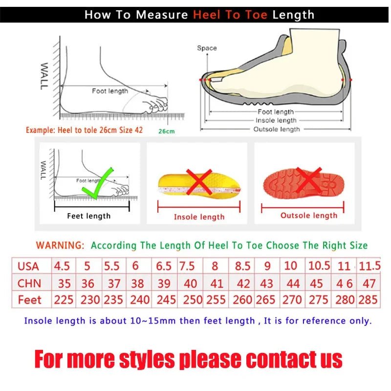 New Platform Vulcanized Sneakers Men Street Style Casual Shoes For Men Punk Chunky Social Men's Sneakers Korean 2025 Large Size - WAREHOUSE SHOP