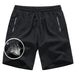 Newest Summer Shorts Men Gym Sport Running Fitness Workout Man Short Pants Breathable Quick - drying Drawstring Men's Shorts Black - WAREHOUSE SHOP
