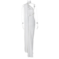 One Shoulder Sleeveless Backless Dress. Dresses For Women Club, Birthday Party, Evening Prom. from Neon y2k. - WAREHOUSE SHOP