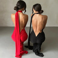 One Shoulder Sleeveless Backless Dress. Dresses For Women Club, Birthday Party, Evening Prom. from Neon y2k. - WAREHOUSE SHOP