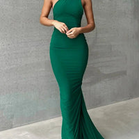 One Shoulder Sleeveless Backless Dress. Dresses For Women Club, Birthday Party, Evening Prom. from Neon y2k. - WAREHOUSE SHOP