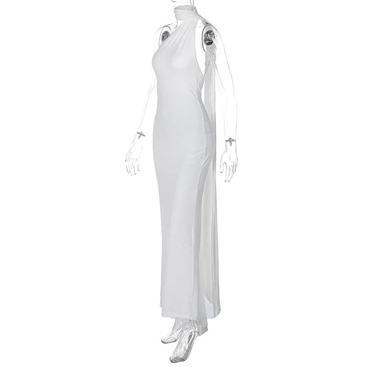 One Shoulder Sleeveless Backless Dress. Dresses For Women Club, Birthday Party, Evening Prom. from Neon y2k. - WAREHOUSE SHOP