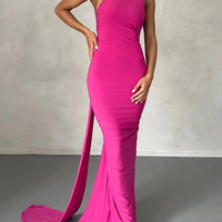 One Shoulder Sleeveless Backless Dress. Dresses For Women Club, Birthday Party, Evening Prom. from Neon y2k. - WAREHOUSE SHOP