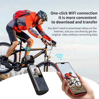Portable Mini 4K HD Pocket WiFi Camera. 270° Rotatable, Anti Shake, Outdoor Sports, DV DVR Video Recorder, Riding Bicycle Camcorders - WAREHOUSE SHOP