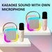 Portable XIKCU K12 Bluetooth karaoke with PA speaker and wireless mics – perfect for home, family, and kids’ singing. - WAREHOUSE SHOP