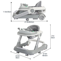 Push Walker with Removable Feeding Tray and Music Tray without batteries. 6 Months & Up Baby - WAREHOUSE SHOP