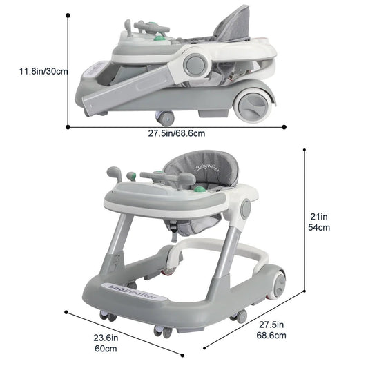 Push Walker with Removable Feeding Tray and Music Tray without batteries. 6 Months & Up Baby - WAREHOUSE SHOP