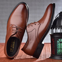 Quality Black leather Shoes, With Pointed Toe For Men Casual and Official wears. - WAREHOUSE SHOP