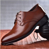 Quality Black leather Shoes, With Pointed Toe For Men Casual and Official wears. - WAREHOUSE SHOP