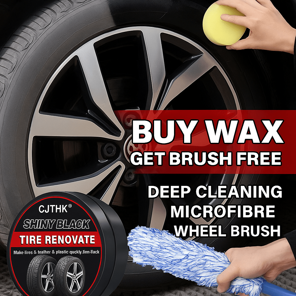 Quality Car Tire Coating Wax, Film Plating Cream, Anti - Aging Polish. - WAREHOUSE SHOP
