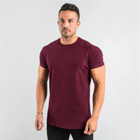 Regular Men Short Sleeve T-shirt. Casual, Joggers, Bodybuilding Tshirt. - WAREHOUSE SHOP