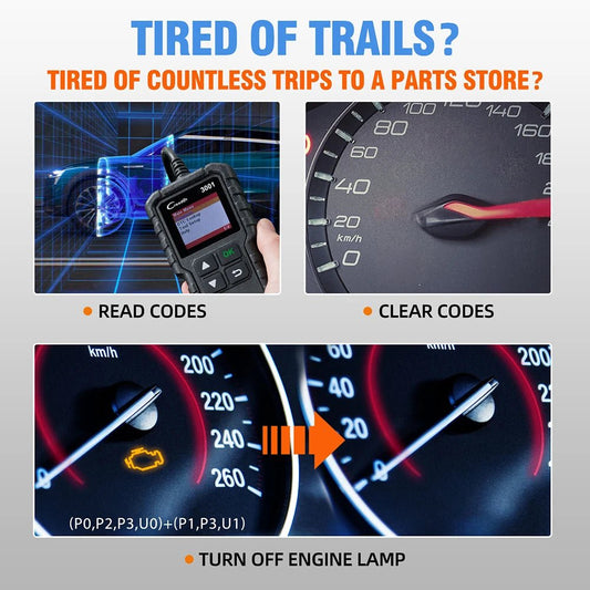 Reliable Car Full OBD2 Diagnostic Tools. Automotive Professional Code Reader, Scanner Check, Engine Free Update pk ELM327 - WAREHOUSE SHOP