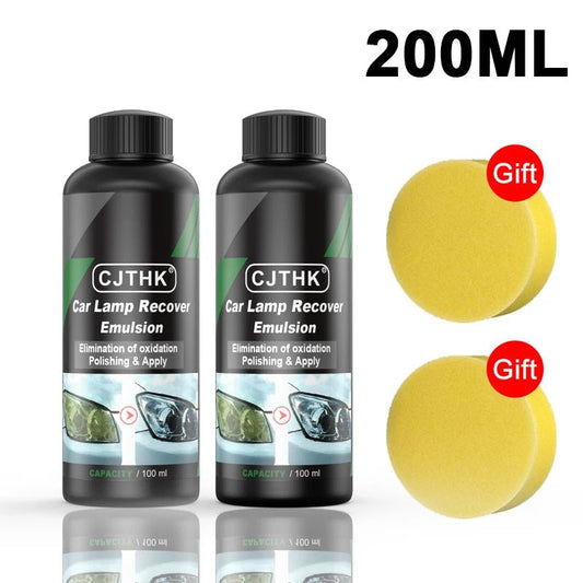 Restore clarity with CJTHK headlight polishing kit. Removes scratches, oxidation, and haze for brighter, safer car headlights. - WAREHOUSE SHOP