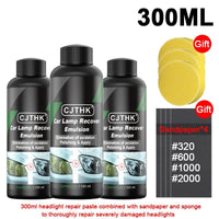 Restore clarity with CJTHK headlight polishing kit. Removes scratches, oxidation, and haze for brighter, safer car headlights. - WAREHOUSE SHOP
