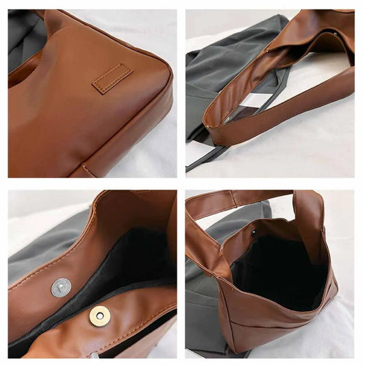 Retro Fashionable Shoulder Bag, Handbag, Casual Commuting, Stylish Trendy Large Capacity bag. - WAREHOUSE SHOP