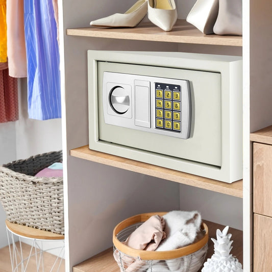 Safe Box for Home, Office. Secured Digital Code Safe with 2 Emergency Keys. Storage - 16L - WAREHOUSE SHOP