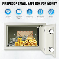Safe Box for Home, Office. Secured Digital Code Safe with 2 Emergency Keys. Storage - 16L - WAREHOUSE SHOP