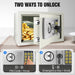 Safe Box for Home, Office. Secured Digital Code Safe with 2 Emergency Keys. Storage - 16L - WAREHOUSE SHOP