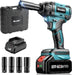 Seesii Impact Wrench Cordless 550N.m Power Impact Gun 1/2 Inch 3300RPM Electric Wrench WH550 4.0Ah Battery for Makita Car Repair - WAREHOUSE SHOP