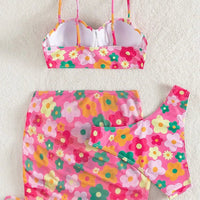 Sexy 3 Piece Bikinis Set for Women. Swimsuit with Skirt Swimwear. - WAREHOUSE SHOP