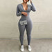 Sexy Sports Jumpsuits Women Autumn New Solid Long Sleeve Bodycon Fashion Rompers Streetwear Casual Skinny Fitness Overall Female - WAREHOUSE SHOP