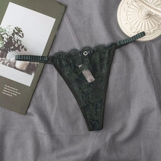 Sexy Underpant, Low Waist Girls. Panties, Flower G - strings, Female Briefs Lace Thong. - WAREHOUSE SHOP