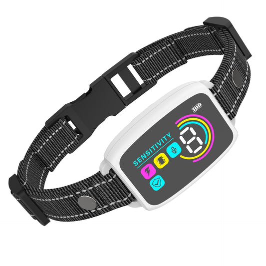 Smart Automatic Anti Barking Dog Collar Rechargeable Bark Stopper Stop Barking HD Digital Display IP67 Waterproof Collar For Dogs Pet Products - WAREHOUSE SHOP