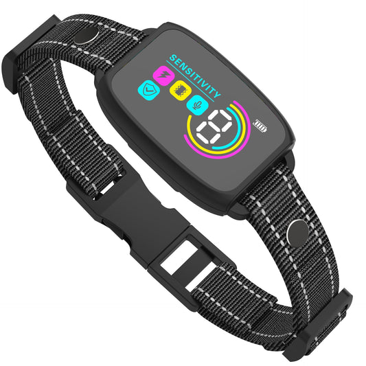 Smart Automatic Anti Barking Dog Collar Rechargeable Bark Stopper Stop Barking HD Digital Display IP67 Waterproof Collar For Dogs Pet Products - WAREHOUSE SHOP