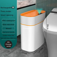 Smart Trash Can With Lid For Bedroom And Living Room Kitchen Storage Box Trash Can Induction Small Car Box Automatic Smart Dustbin Smart Trash Bin - WAREHOUSE SHOP