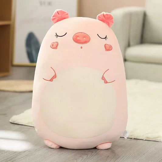 Soft & cuddly squish pillow plush toys — unicorn, dinosaur, lion, bunny & more. 45–60cm cushions for comfort & smiles. - WAREHOUSE SHOP