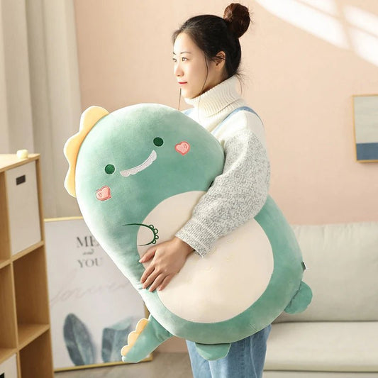 Soft & cuddly squish pillow plush toys — unicorn, dinosaur, lion, bunny & more. 45–60cm cushions for comfort & smiles. - WAREHOUSE SHOP