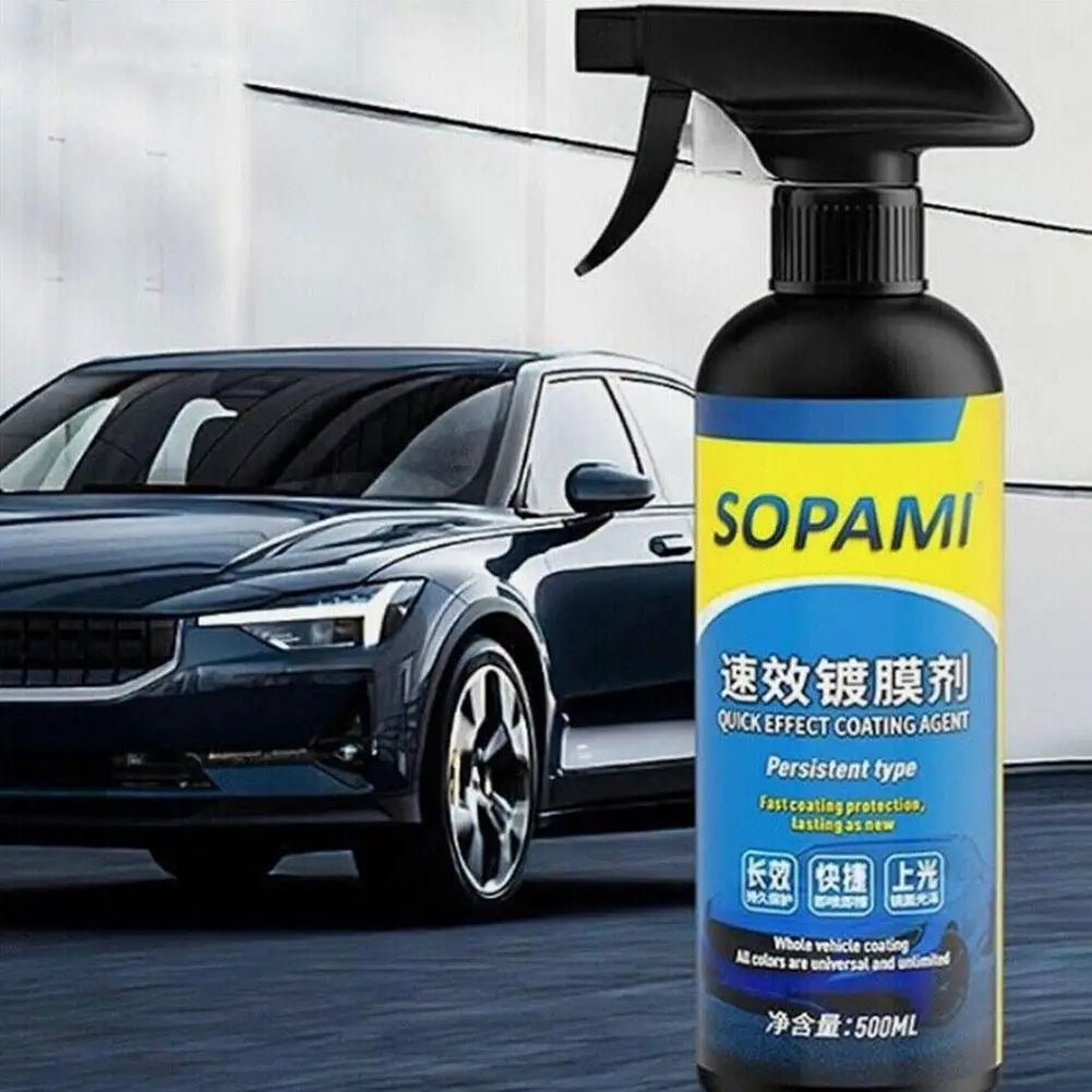 Sopami Car Coating Spray Nano Ceramic Quick Effect Car Coating Agent Spray Quick Coat Car Wax Polish Spray Car Protection - WAREHOUSE SHOP