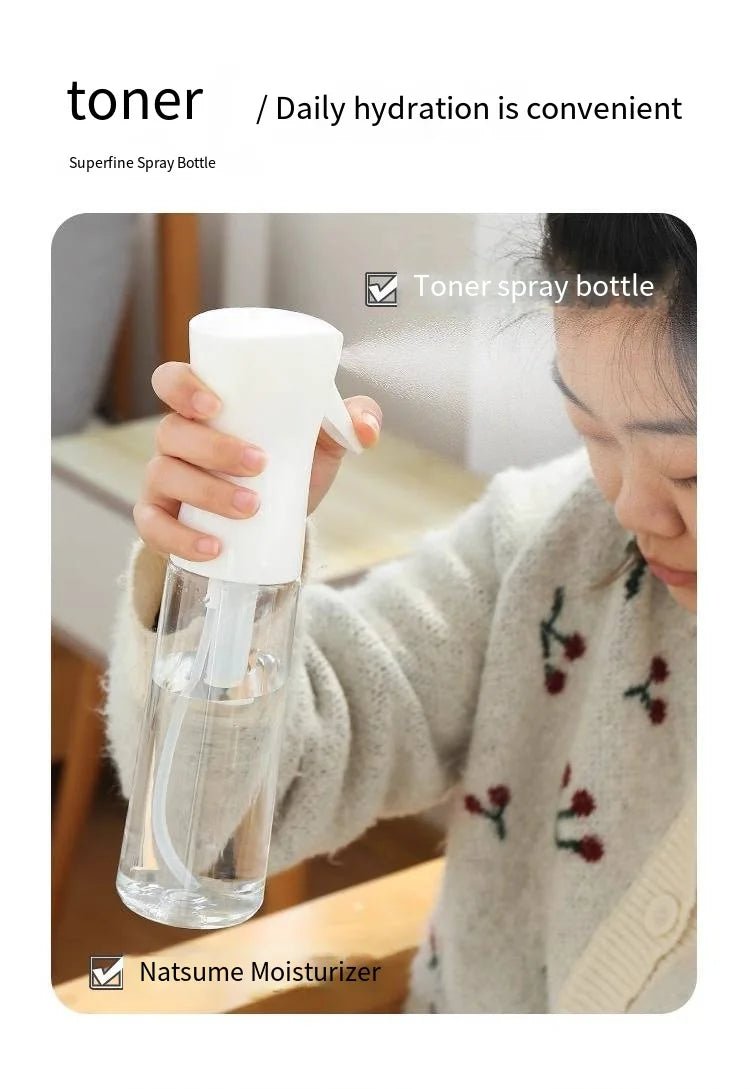 Spray bottle continuous high pressure water refill dilution fine mist atomizing spray bottle pressed refill water bottle size op - WAREHOUSE SHOP