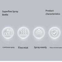 Spray bottle continuous high pressure water refill dilution fine mist atomizing spray bottle pressed refill water bottle size op - WAREHOUSE SHOP