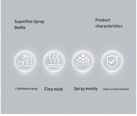 Spray bottle continuous high pressure water refill dilution fine mist atomizing spray bottle pressed refill water bottle size op - WAREHOUSE SHOP