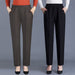 Spring And Autumn Middle - aged Mom Pants Straight - leg Trousers - WAREHOUSE SHOP