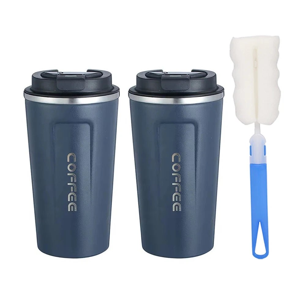 Stainless Steel Smart Coffee Tumbler Thermos Cup with Intelligent Temperature Display Portable Travel Mug 380ml 510ml - WAREHOUSE SHOP