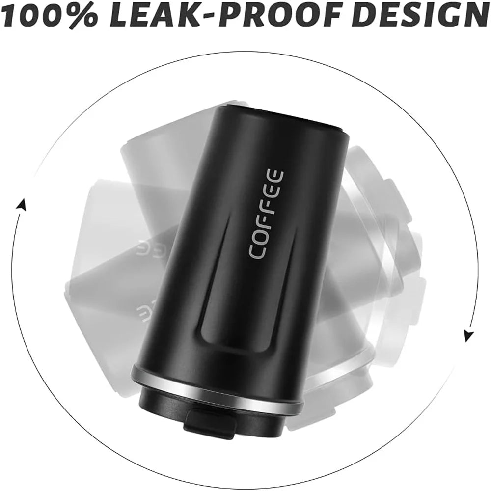 Stainless Steel Smart Coffee Tumbler Thermos Cup with Intelligent Temperature Display Portable Travel Mug 380ml 510ml - WAREHOUSE SHOP