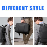 Stylish BANGE Travel Backpack – Business Laptop Backpack 17.3” Expandable, Waterproof, USB Charging, Large Capacity - WAREHOUSE SHOP