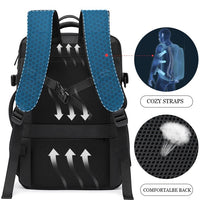 Stylish BANGE Travel Backpack – Business Laptop Backpack 17.3” Expandable, Waterproof, USB Charging, Large Capacity - WAREHOUSE SHOP
