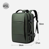 Stylish BANGE Travel Backpack – Business Laptop Backpack 17.3” Expandable, Waterproof, USB Charging, Large Capacity - WAREHOUSE SHOP