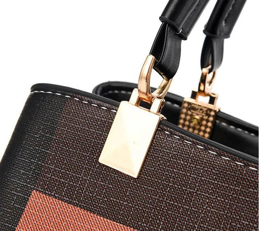 Stylish women’s designer handbag in PU leather with hairball detail, versatile crossbody and top - handle design, perfect for daily use. - WAREHOUSE SHOP