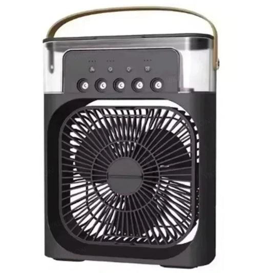 Summer Multifunctional Desktop Fan Air Humidifier Five - hole Spray Fan 3 In 1 Silent Air Cooler Portable Practical Cooling Fan - WAREHOUSE SHOP