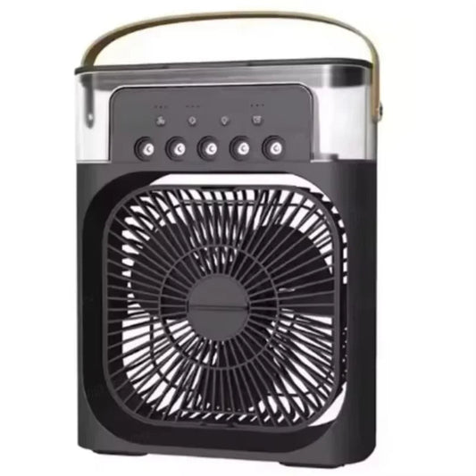 Summer Multifunctional Desktop Fan Air Humidifier Five - hole Spray Fan 3 In 1 Silent Air Cooler Portable Practical Cooling Fan - WAREHOUSE SHOP